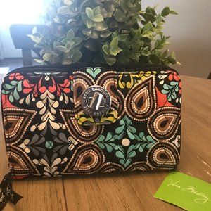 Authentic Vera Bradley Turnlock Wallet Sierra